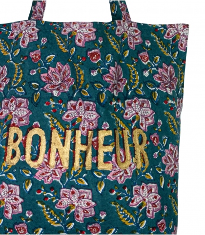 Cotton tote bag 16x18x5 inches - duck