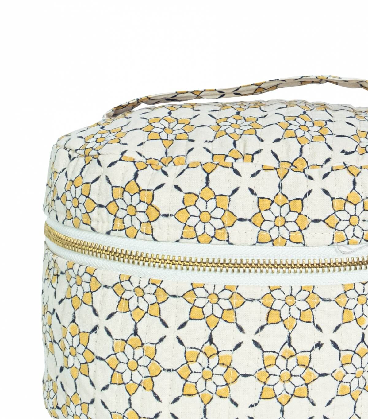 Vanity case 10x8x7 inches - yellow