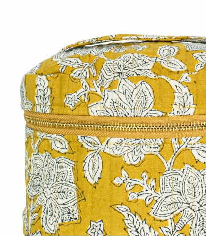 Vanity case 10x8x7 inches - yellow