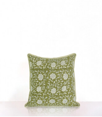 Cushion cover 16x16 inches - olive