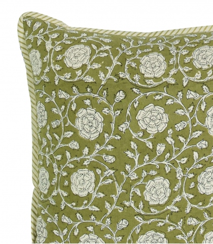 Housse de coussin 40x40 cm - olive