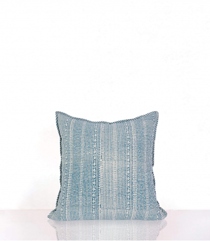 Hand printed cushion cover Pankha - Jamini