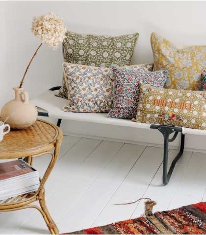 Boho chic home decoration by Jamini Design