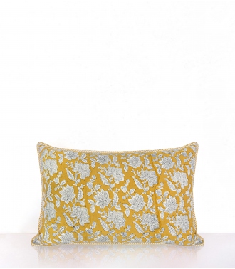 Cushion cover 16x26 inches - yellow