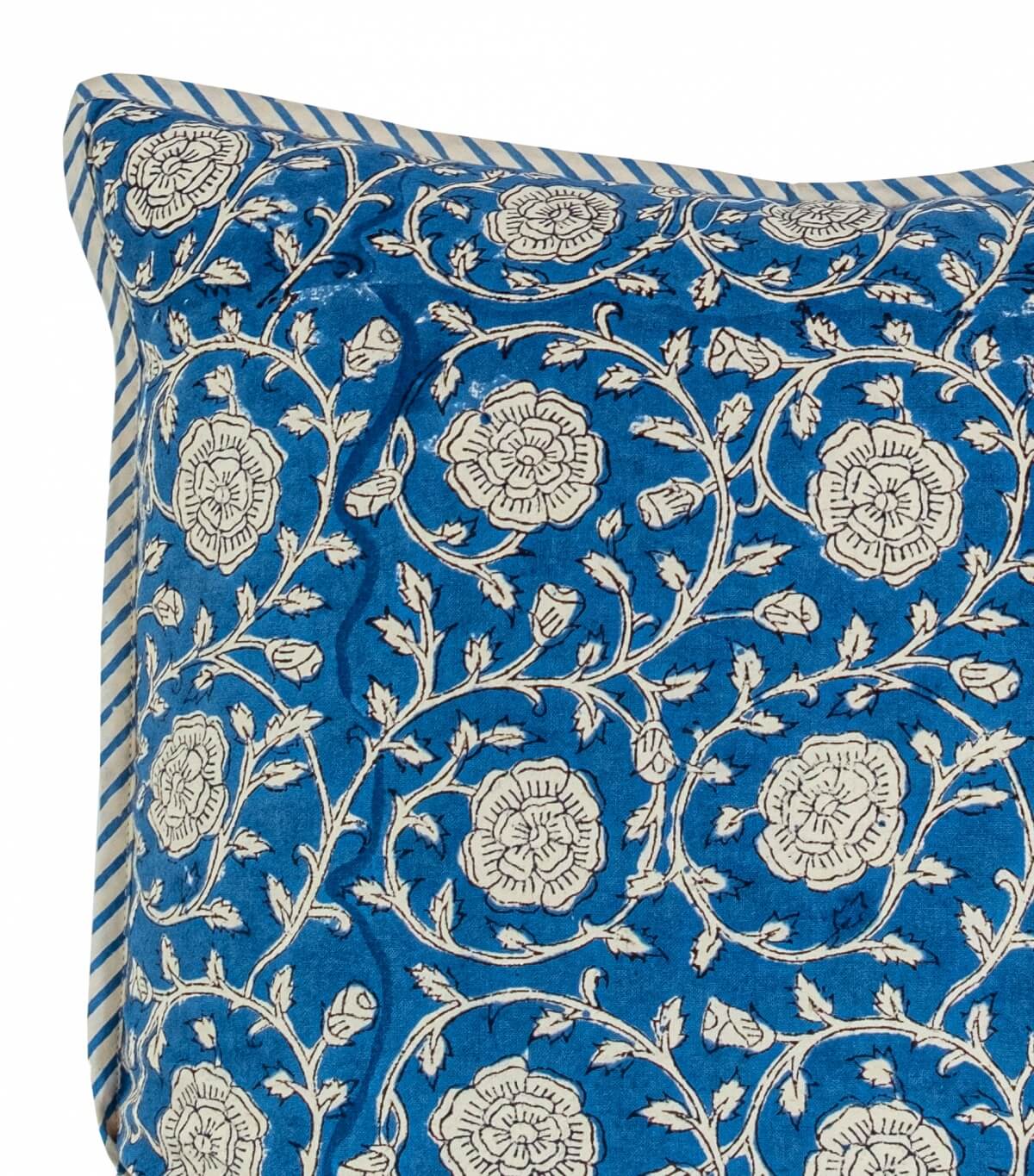Housse de coussin 60x60 cm - bleue