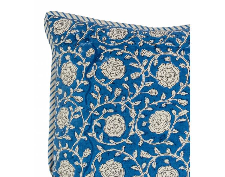 Housse de coussin 60x60 cm - bleue