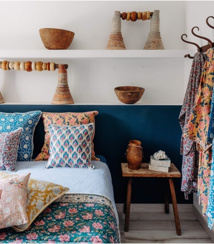 Boho chic bedroom decoration - Jamini