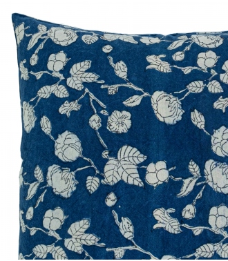 Cushion cover indigo - 16x16 inches