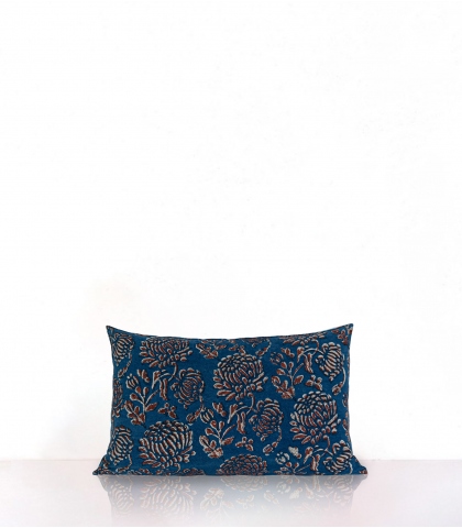 30x50 cm - Housse de coussin indigo