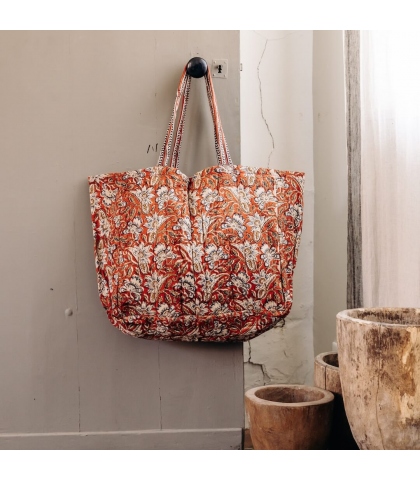 44x37 cm - cabas indien en coton
