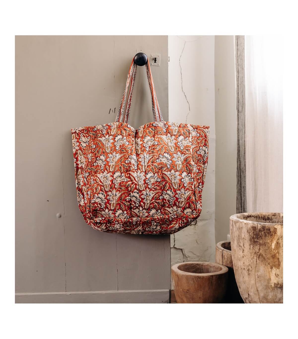 Bada - Floral indian bag - 17x15 inches