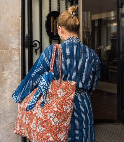 Kimono teinture naturelle - indigo