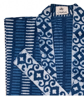 Indigo blue kimono - free size
