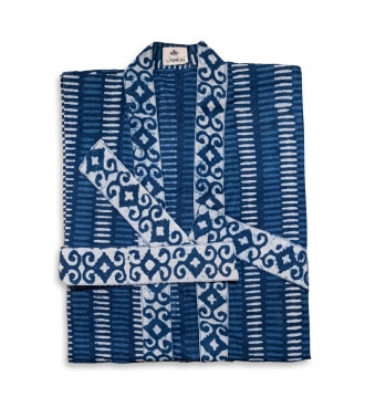 Teda - indigo blue kimono - free size
