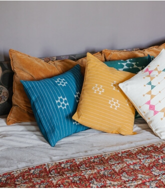 Indian cushion covers hand made by Jamini