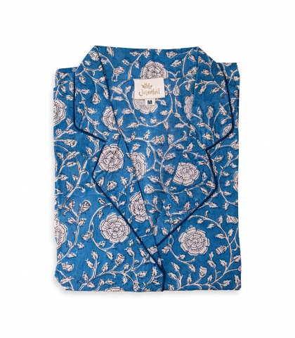 Banna, Hand printed cotton pyjama - size M