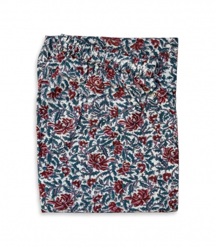 Pyjama fleuri en coton Reema - taille M