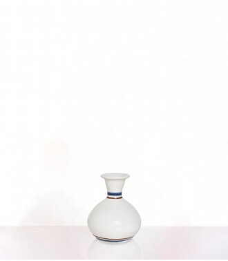 12 cm - Vase céramique à rayures