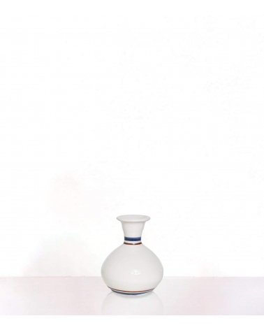 12 cm - Vase céramique à rayures