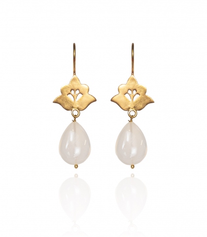 Boucles d'oreilles pierre de lune