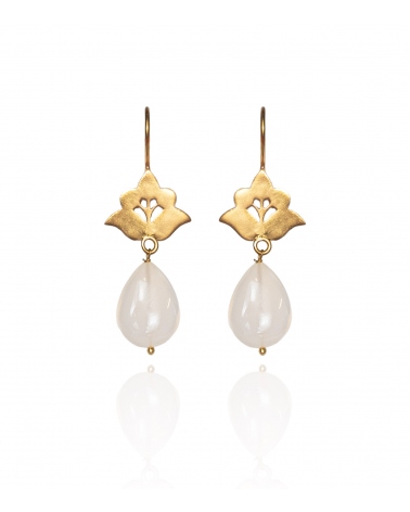 Boucles d'oreilles pierre de lune