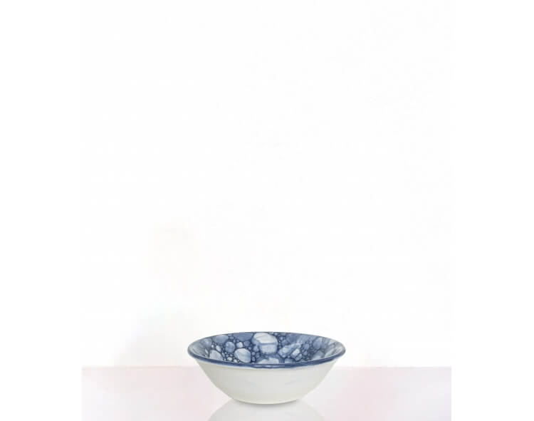 Bol en céramique 17 cm bleu