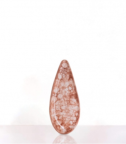 Red ceramic dish