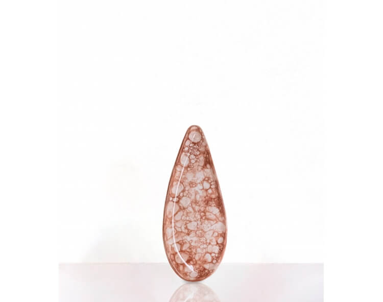Red ceramic dish
