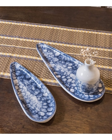 Blue ceramic dishes