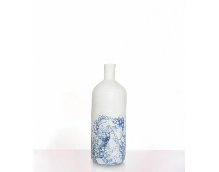 Vase céramique - bleu
