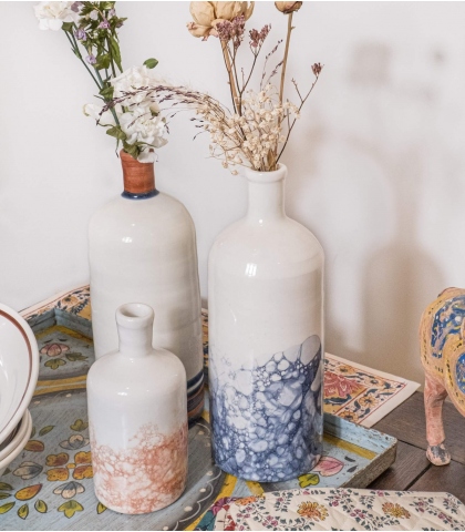 Handmade ceramic vases