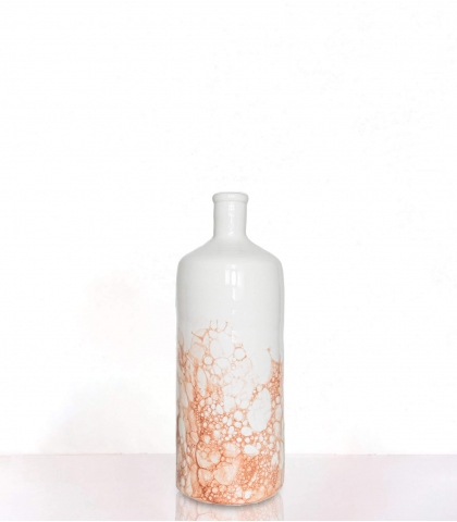 Vase en céramique fait-main - rouge