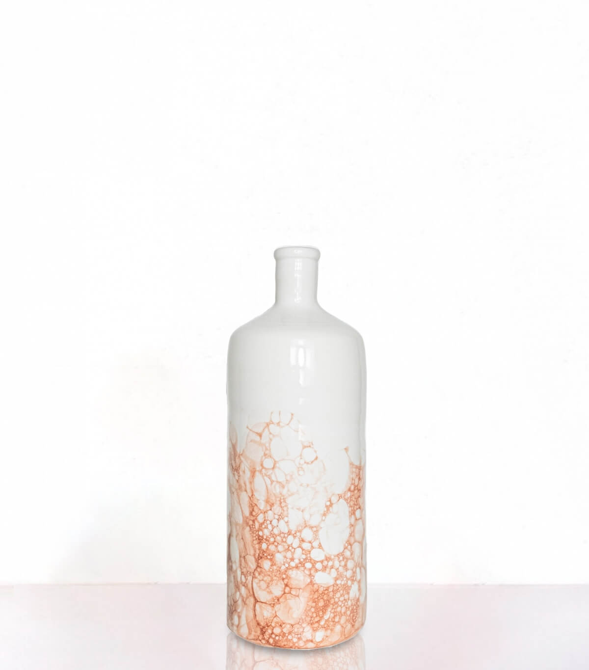 Vase en céramique fait-main - rouge