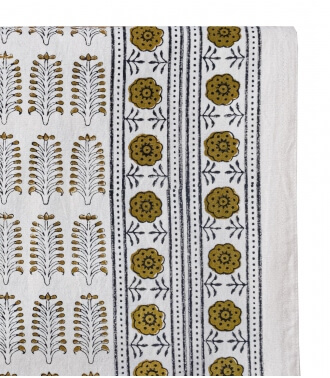 Indian table cloth 56x93 inches - olive
