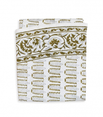 Round tablecloth 69 inches - olive