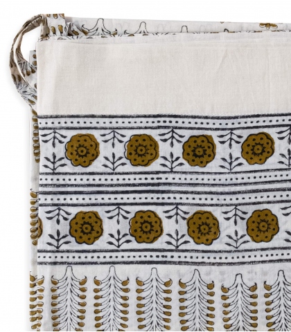 Rideau indien 110x250 cm - olive