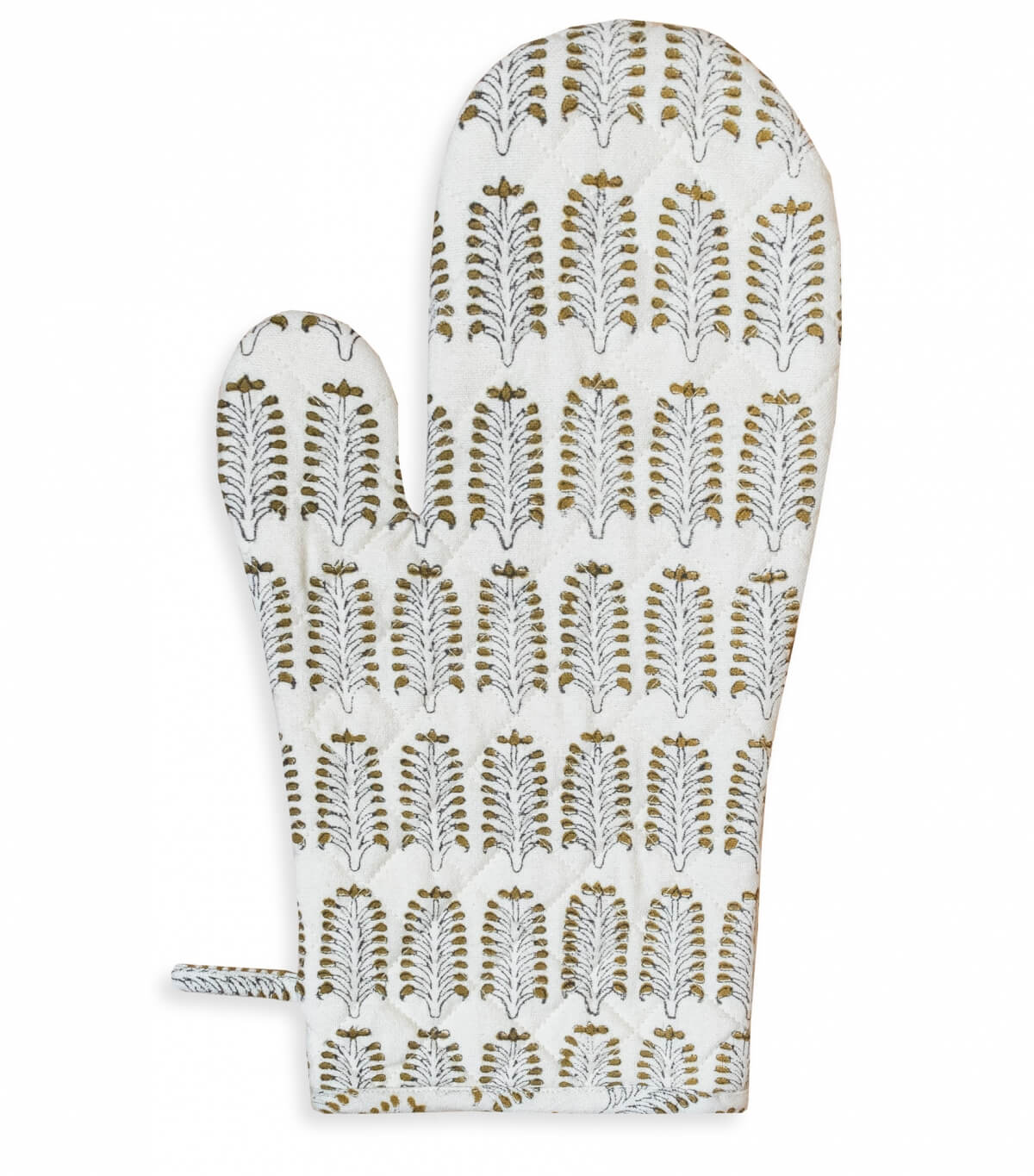 Manique en coton 16,5x33 cm - Bootie olive