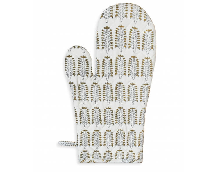 Manique en coton 16,5x33 cm - Bootie olive