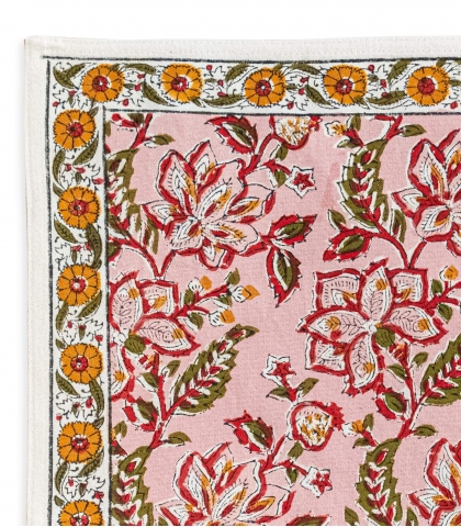 Table mat 14x18 inches - pale pink