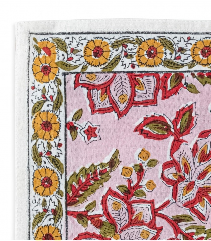 Serviette de table 45x45 cm - rose pâle