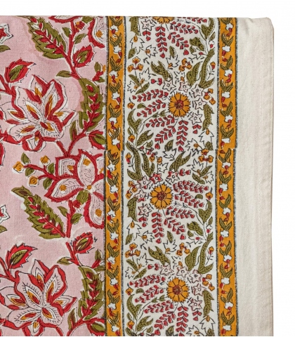 Nappe rectangle 140x235 cm - rose pâle