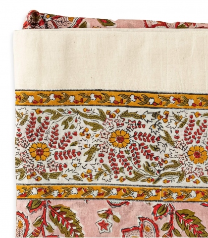Rideau en coton 110x250 cm - rose pâle