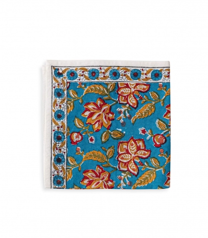 Serviette de table Rang bleue