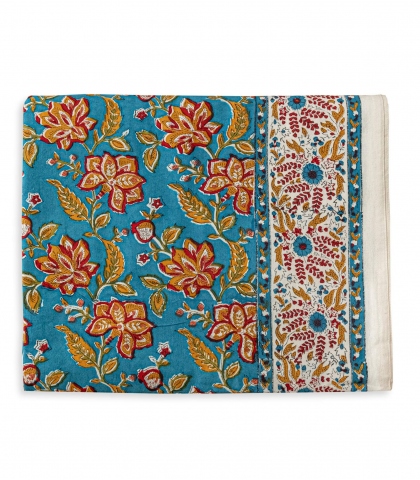 Grande Nappe de table Rang bleue