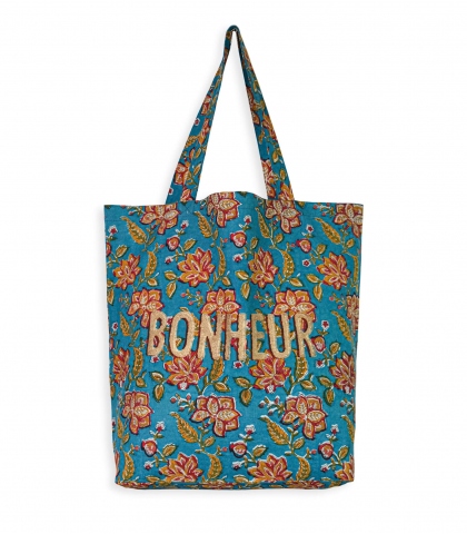 Tote bag indien B Rang bleu