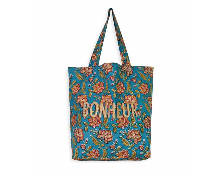 Tote bag indien B Rang bleu