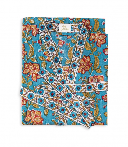 Kimono Rang taille unique - bleu