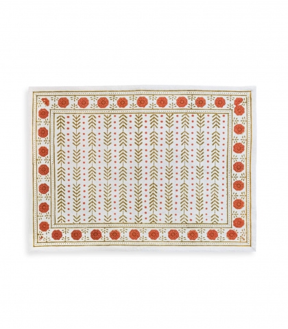 Table mat Thea olive