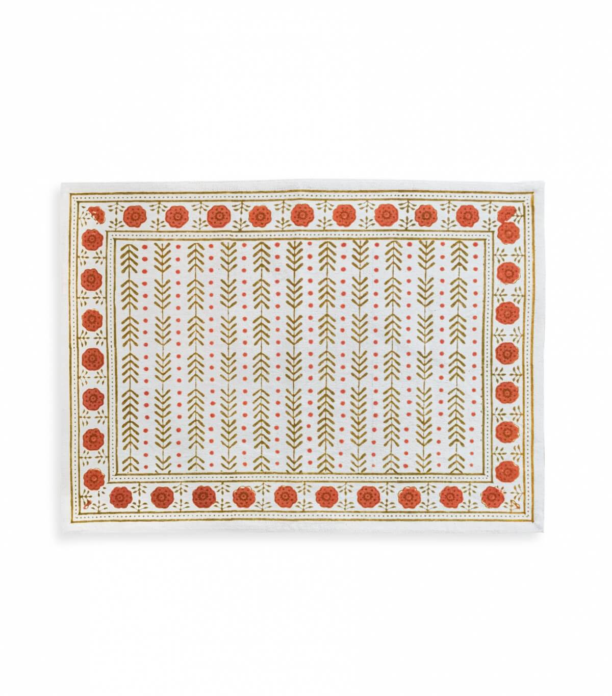 Table mat Thea olive