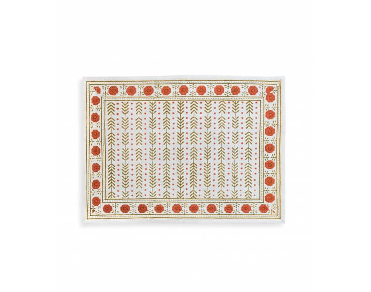 Table mat Thea olive